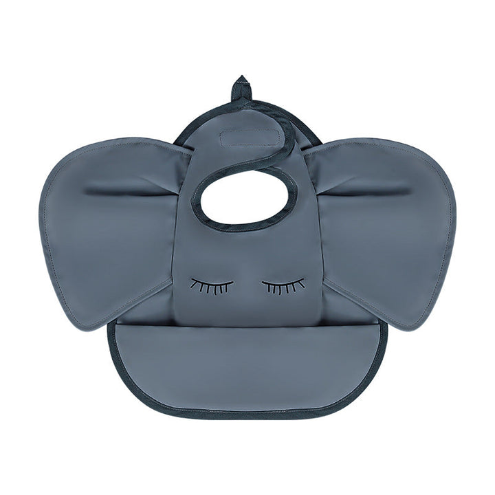 Waterproof Baby Feeding Bib with Food Pocket