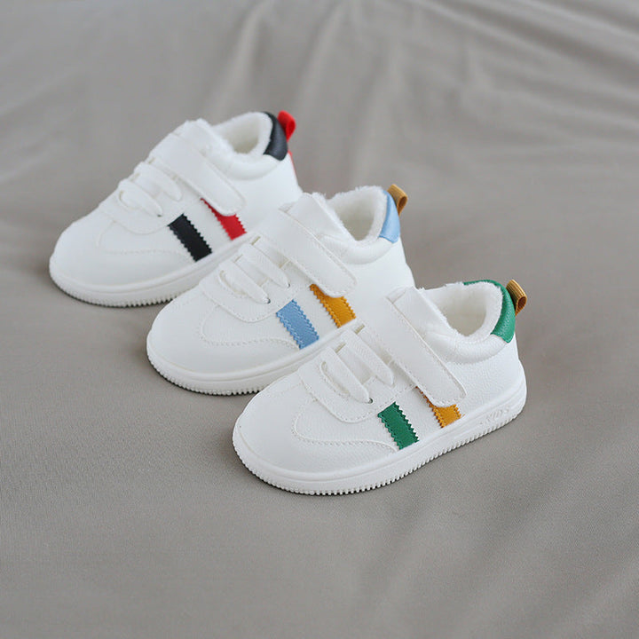 Discover the Perfect First Steps: Little White Velcro Baby Shoes